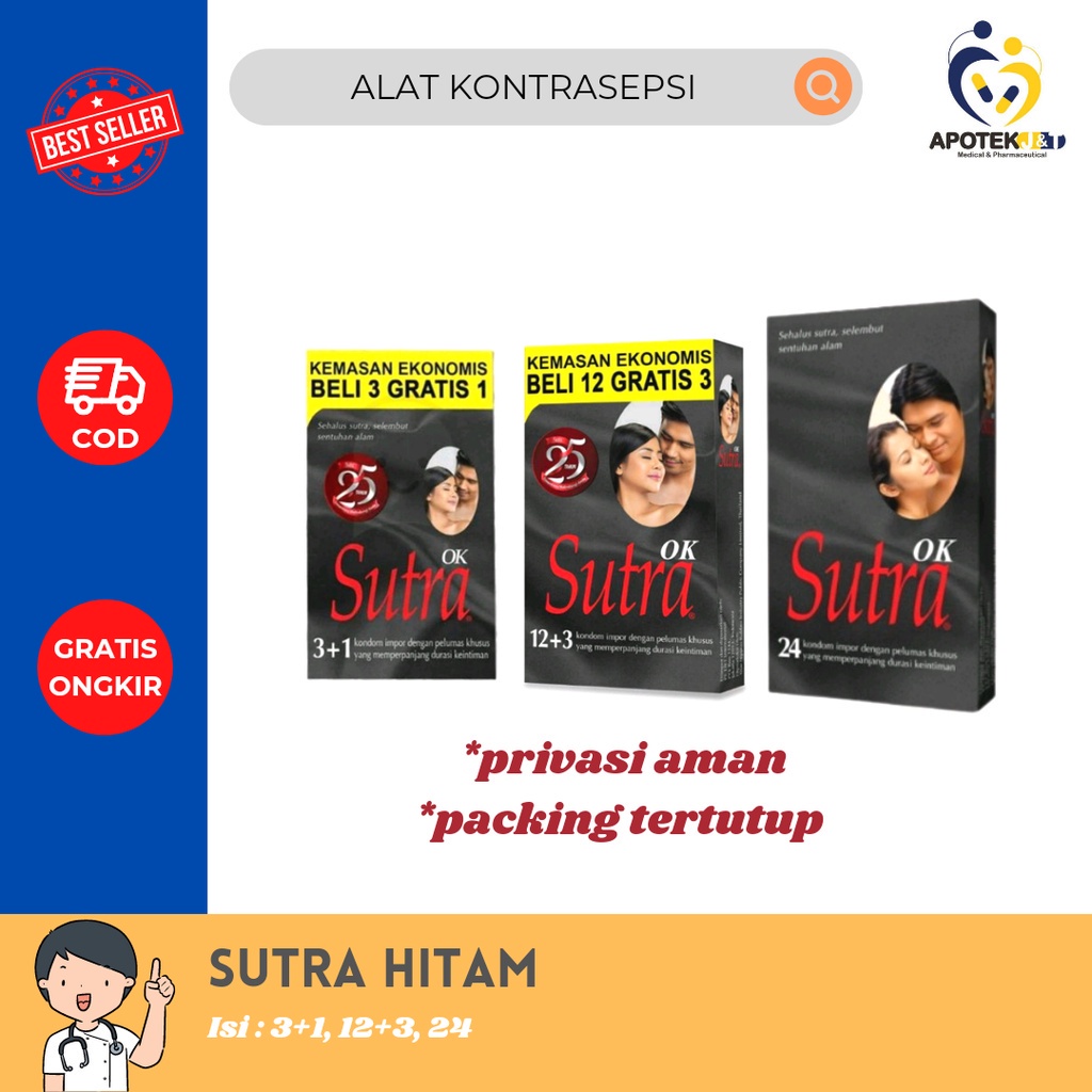 [PRIVASI AMAN] SUTRA OK HITAM / KONDOM PENGAMEN