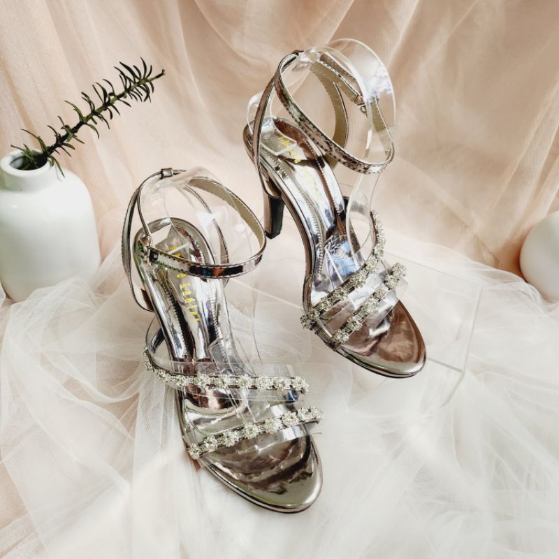 Jenna High Heels 9 cm | Sendal wsnita | Wedding shoes