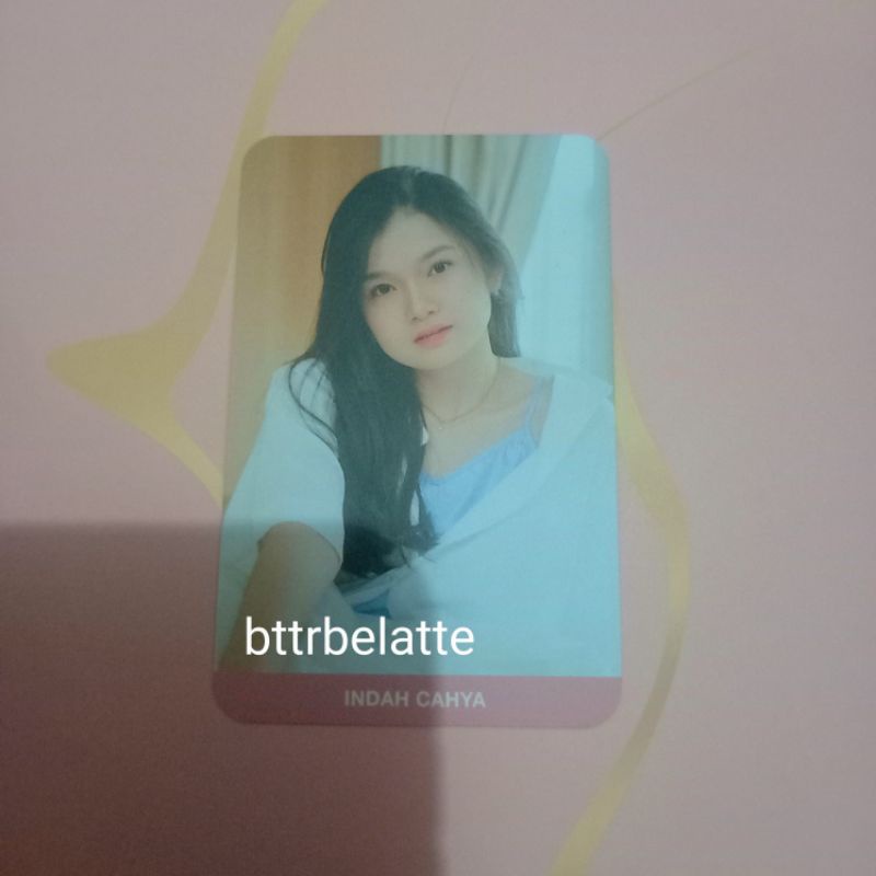 PHOTOCARD JKT48 KALENDER 2023 THE MORNING CALL PC CALENDAR INDAH CAHYA HARMONY SERENITY CLARITY PHOT