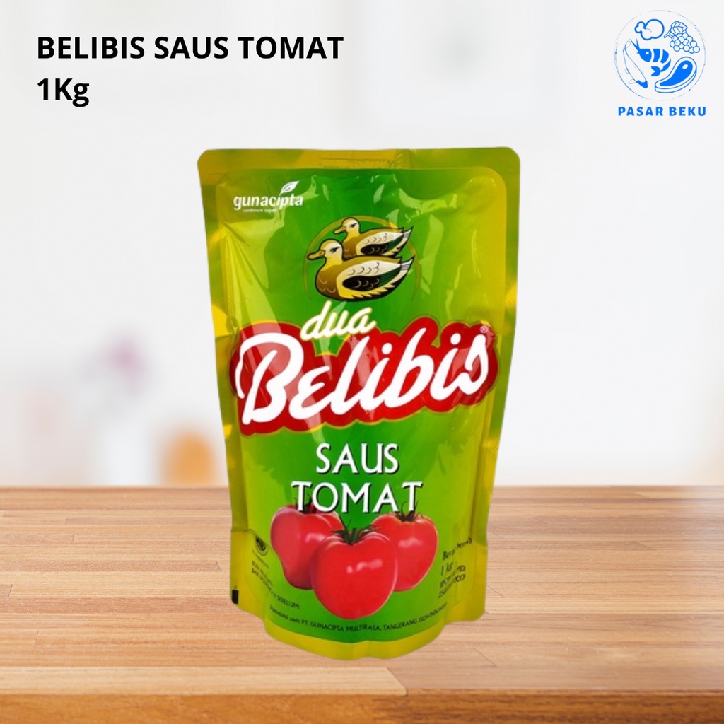 

Saus Tomat DUA BELIBIS 1Kg Refill Pasar Beku Padang