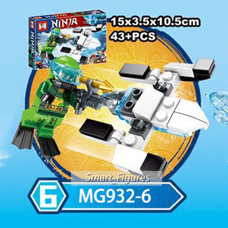 Minifigures Ninjago Masters of Spinjitzu Submarine Partikel Kecil Blok Bangunan Submarine Mainan Hadiah Bagged