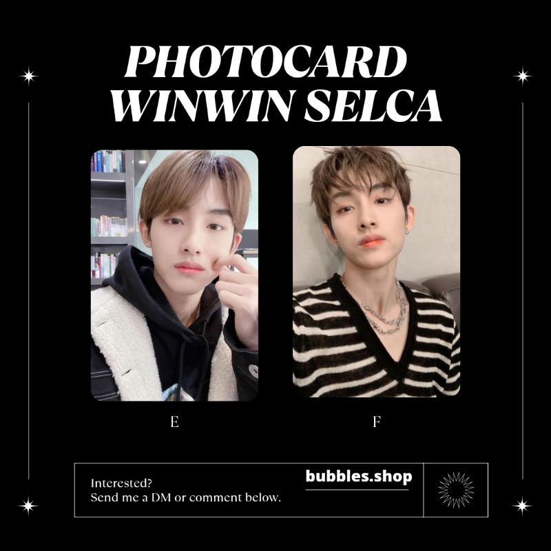 PHOTOCARD UNOFFICIAL WINWIN WAYV SELCA