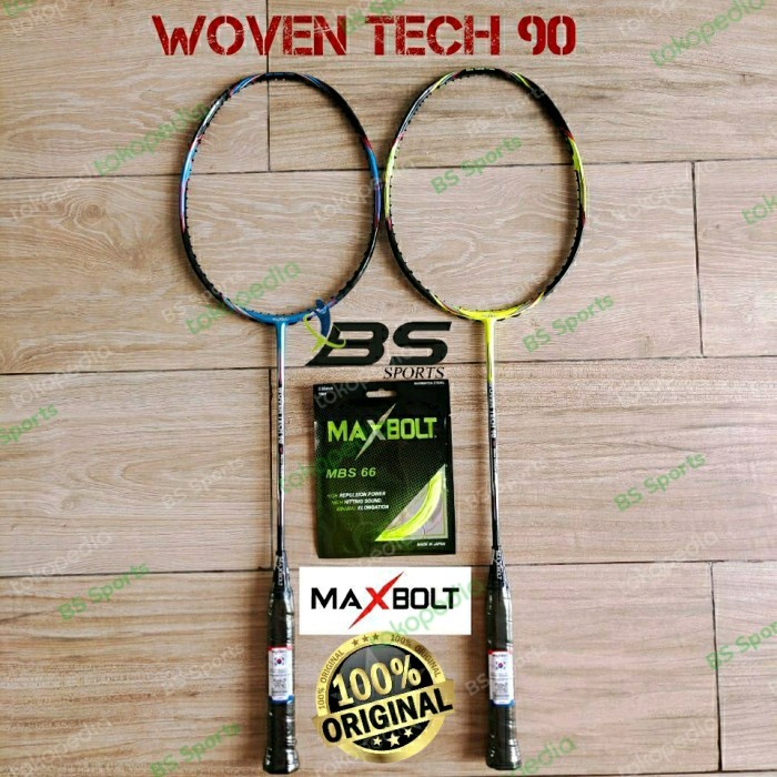 Raket Raket Badminton Maxbolt Woven Tech 90 35Lbs Original