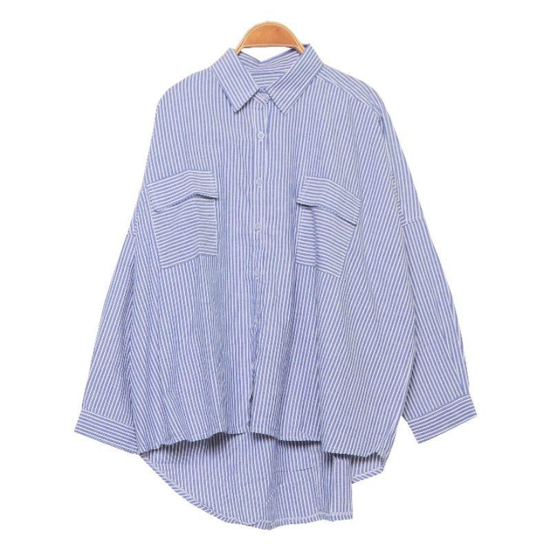 Toply shop Kemeja pocket jumbo XXL