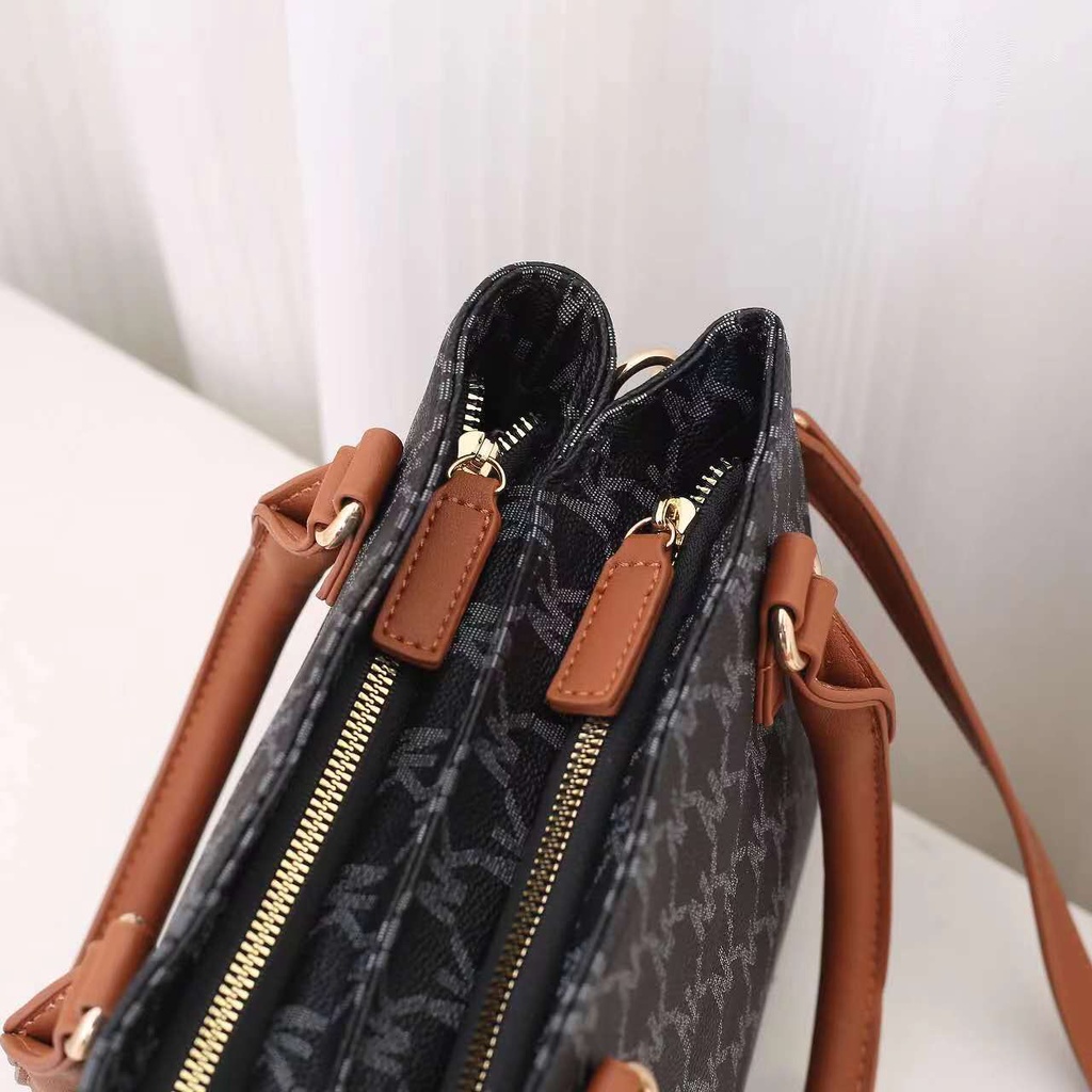 Tas sling bag wanita Damier NK mini 2 Ruang Resleting Handbag Wanita New Style Fashion free Tali Panjang #217