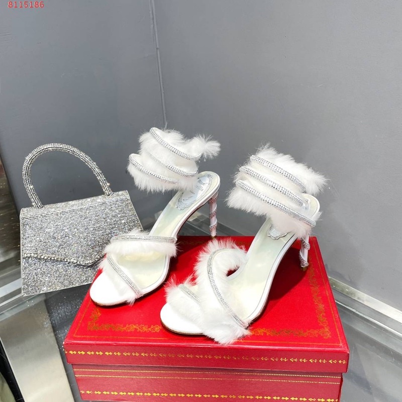 Sandal sepatu heels rene caovilla high quality top 1:1