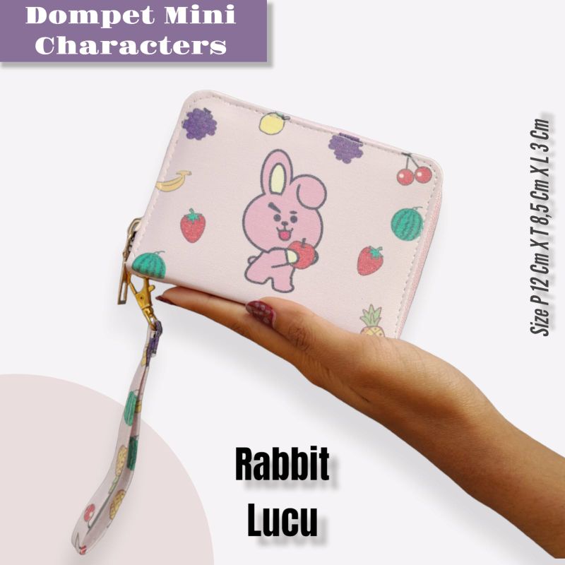 MINI WALLET PRINTING LUCU/DOMPET WANITA MINI ALA KOREAN  MODE