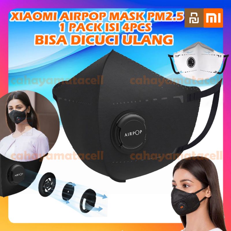 Smartmi Masker Airpop Mask PM 2.5 Masker N95 Anti Haze Dust Polusi