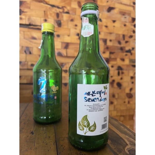 botol bekas / botol soju bekas