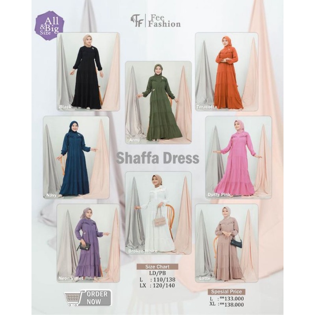 SHAFFA DRESS || FEE FASHION || BEST SELLER || NEW ARRIVAL