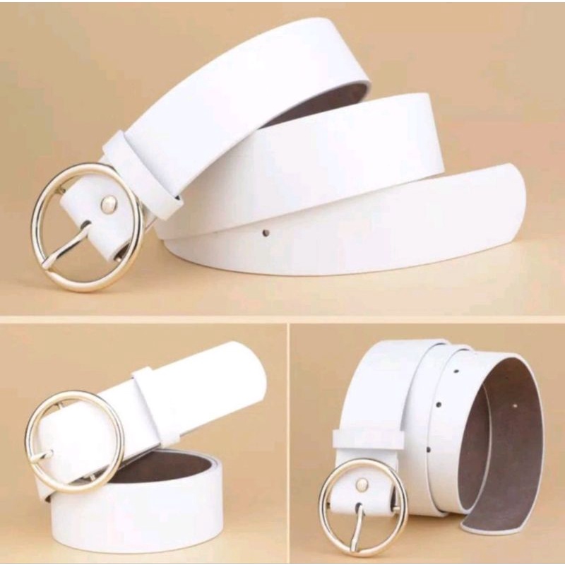 IKAT PINGGANG WANITA/SABUK WANITA KOREAN STYLE/BELT WANITA SINGGLE RING KEKIALNIA/FASHOIN WANITA