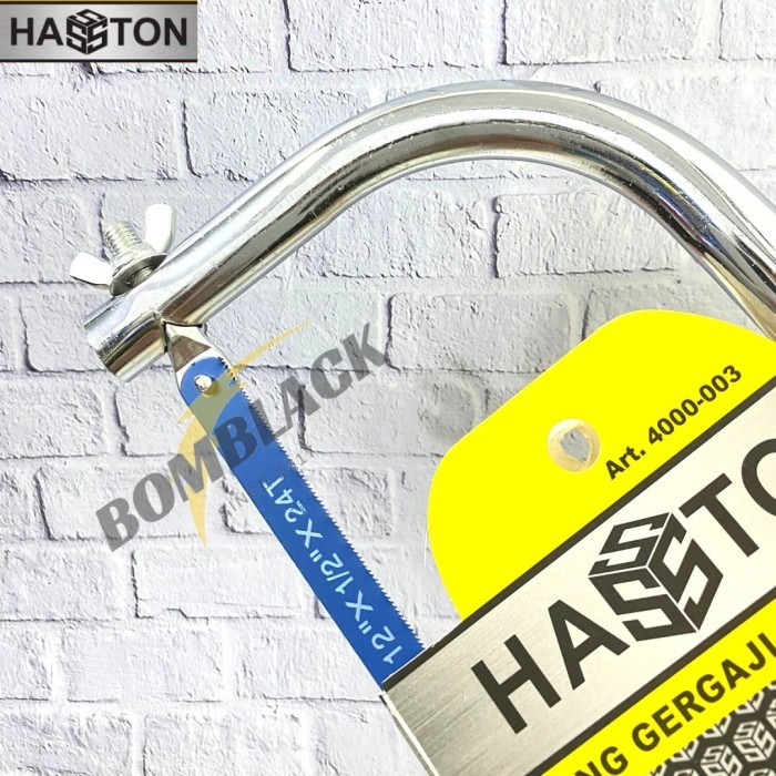HASSTON Gagang Gergaji Besi 10 - 12 inch Model Pipa Stang Mata Gergaji