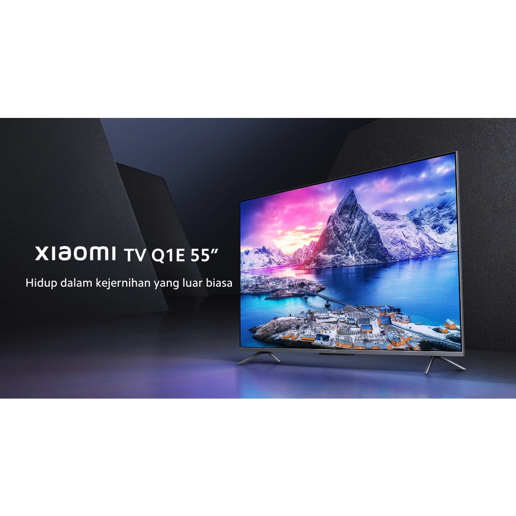 Xiaomi Mi TV Q1E 55 Inch QLED Layar 4K Ultra HD Android TV Garansi Resmi