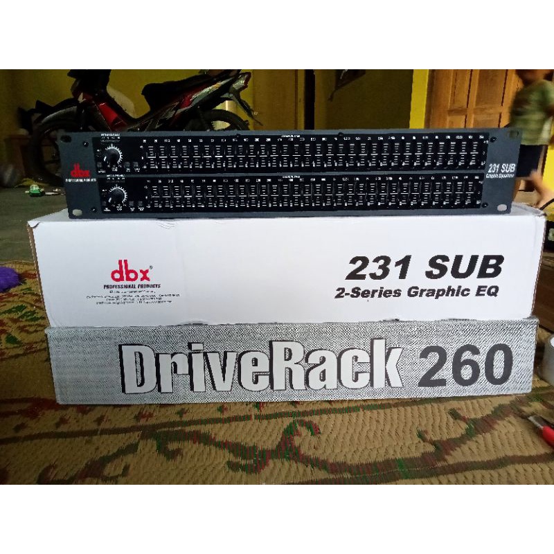 EQ DBX 231 sub trafo donat