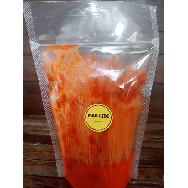 

Mie gepeng balado dan balado pedas