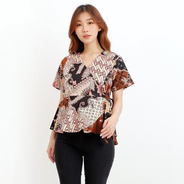 2.2 Atasan - Blouse batik wanita 628 AA 363