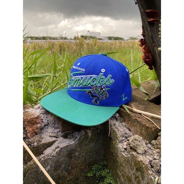 Snapback pl / topi vintage / vancouver conucks / NHL