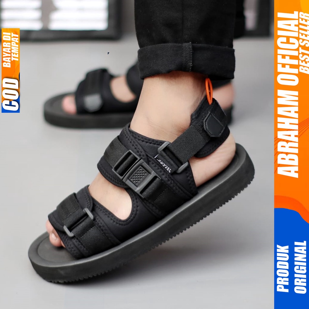 Sandal Gunung Pria Traveling Outdoor Original Distro Abraham Belingham