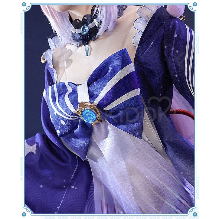 Game Genshin Impact Kokomi Sangonomiya Cosplay Costume Kokomi Costume Halloween