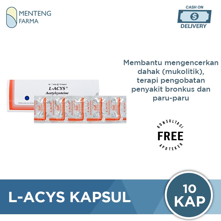 L-Acys 10 Kapsul - Obat Batuk Berdahak