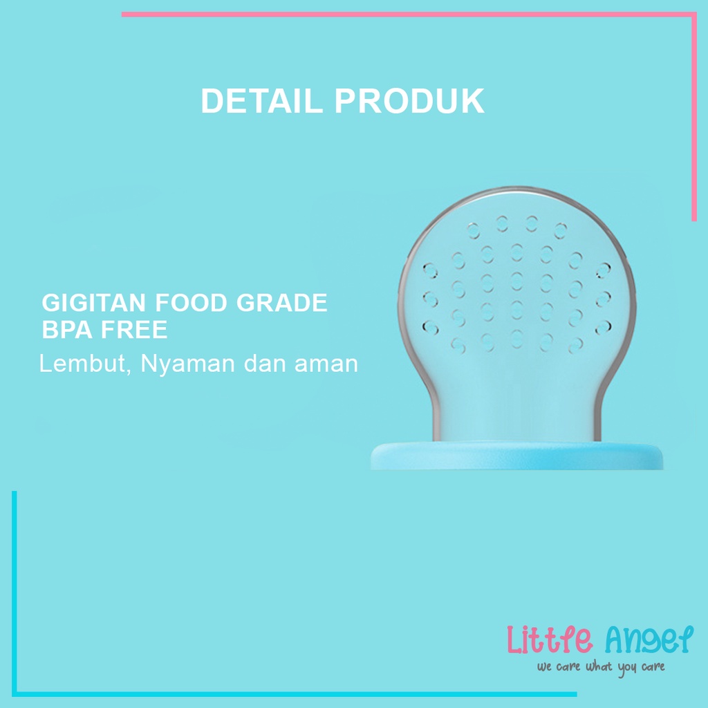 DOT BUAH EMPENG BAYI MPASI Pacifier Gigitan Sayur Anak Fruit Food Teether Feeder BPA FREE Set Perlengkapan Makan