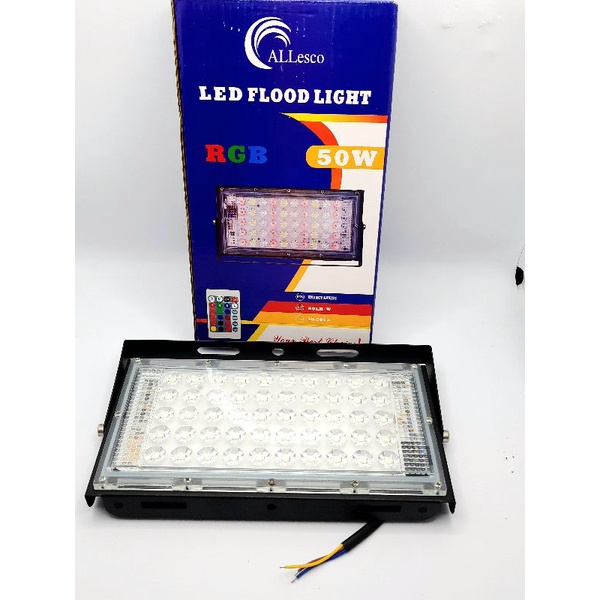 Lampu sorot RGB Allesco 50w /lampu tembak warna warni