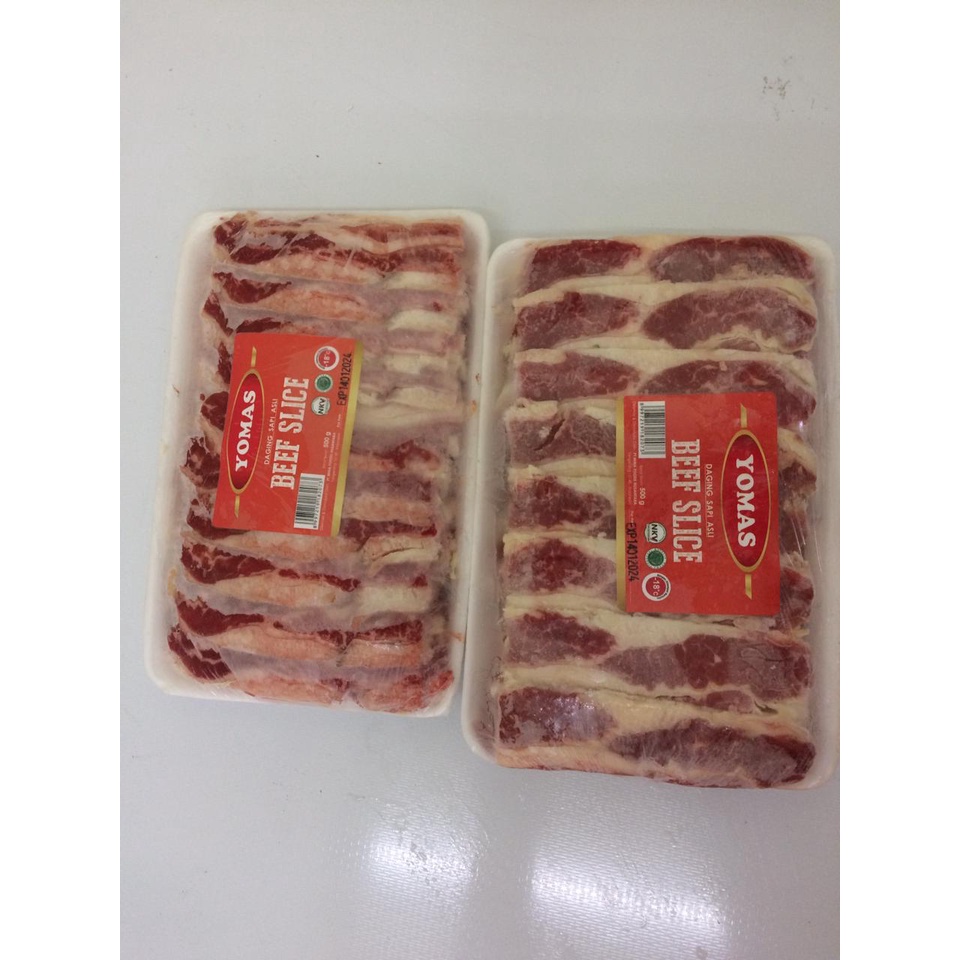 

YOMAS BEEF SLICE 500GR