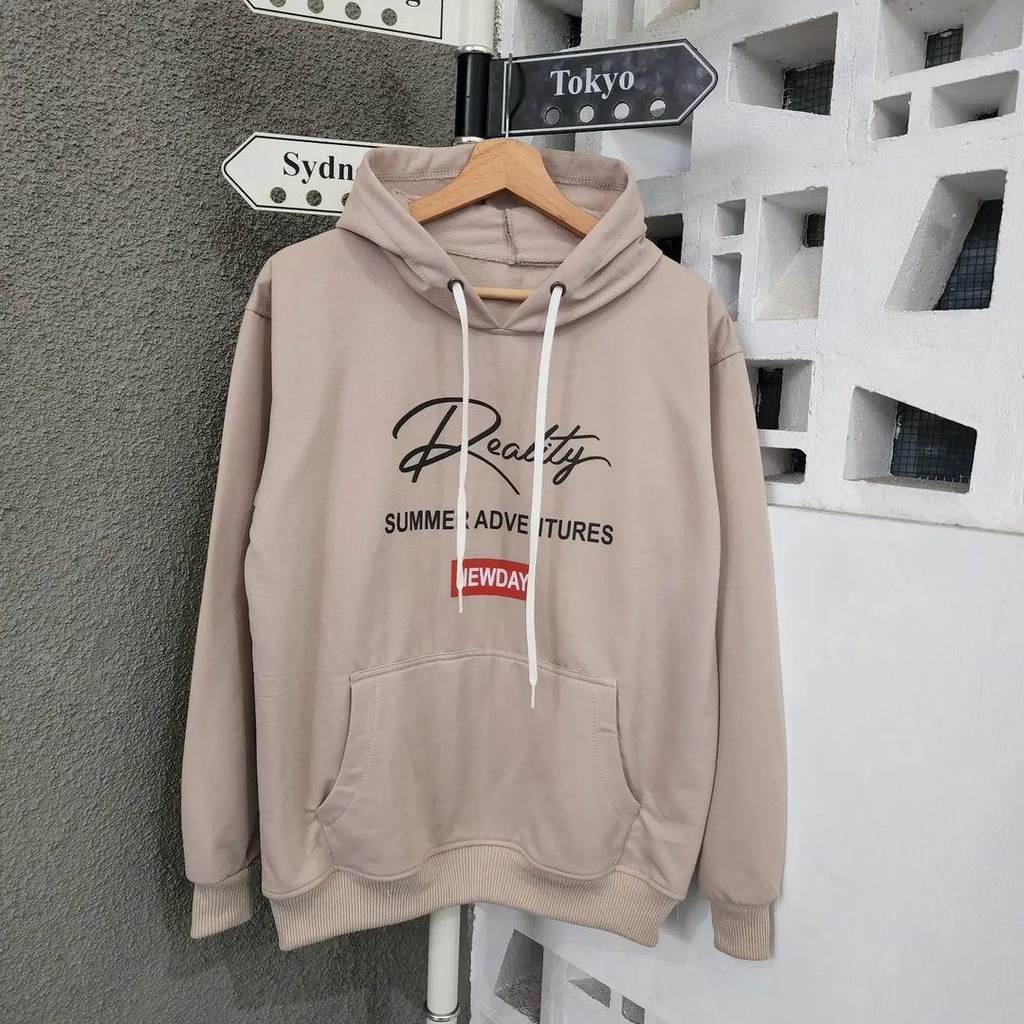 Hoodie Sweater REALITY bisa untuk jaket pria/wanita