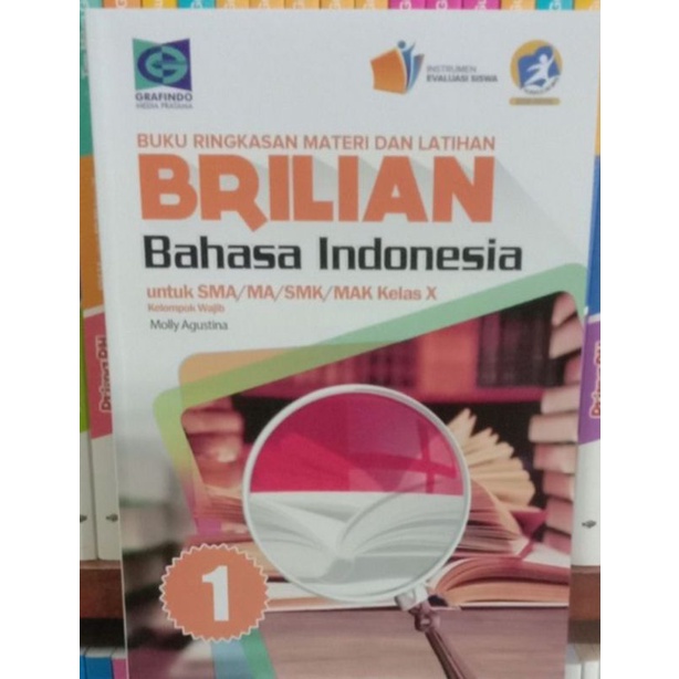 

brilian bahasa Indonesia. SMA SMK MA MAK. kelas 1 2 3.