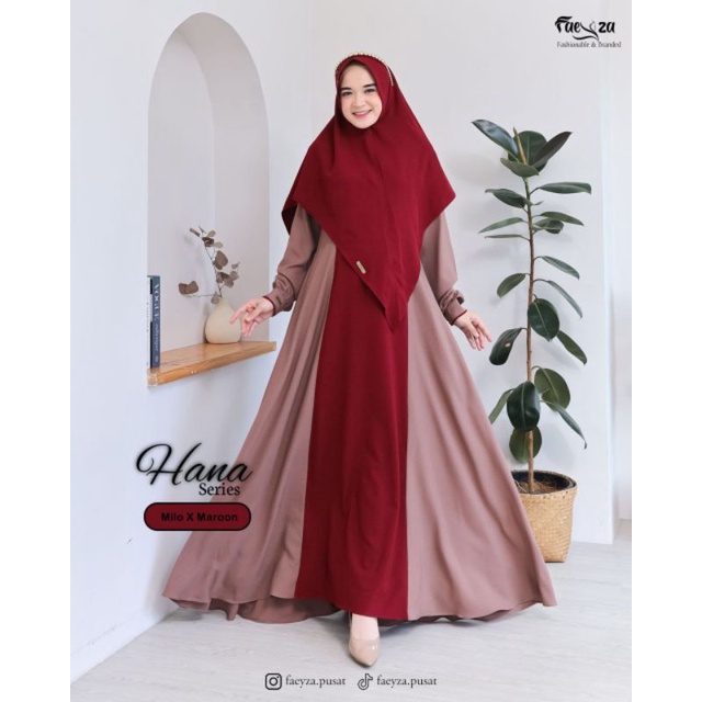 Gamis Set Khimar Hana Series By: Faeyza