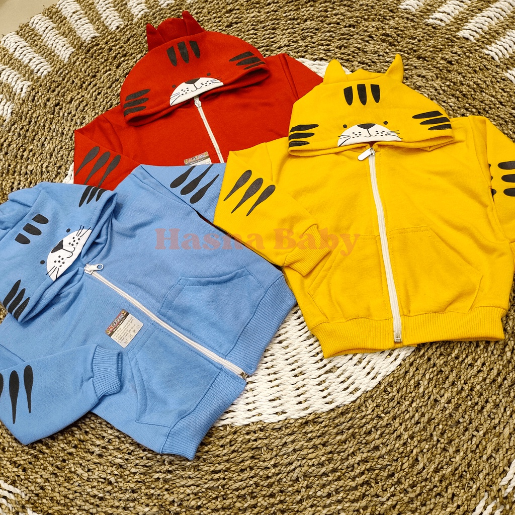 Jaket Saku Bayi 6 12 bulan Katun Karakter gift set baby - Juragan Lebak