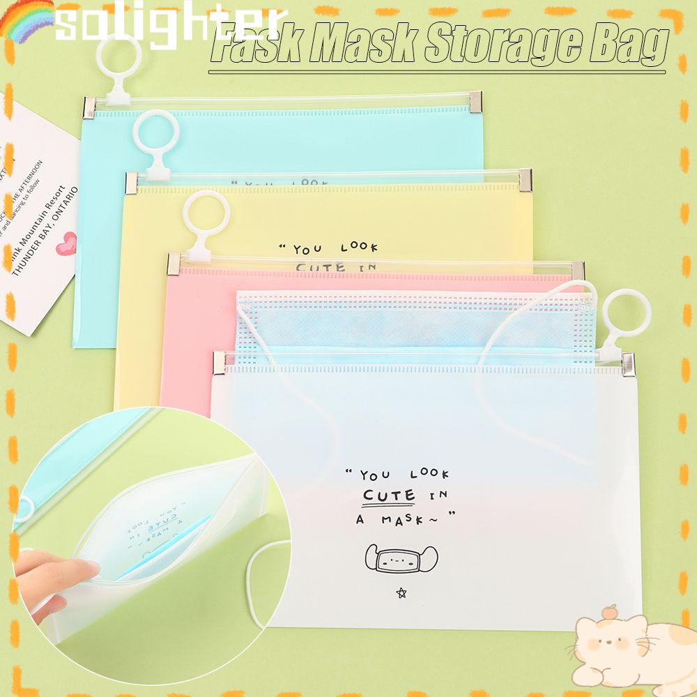 Solighter Tempat Penyimpanan Wadah Portable Travel Organizer Face Box