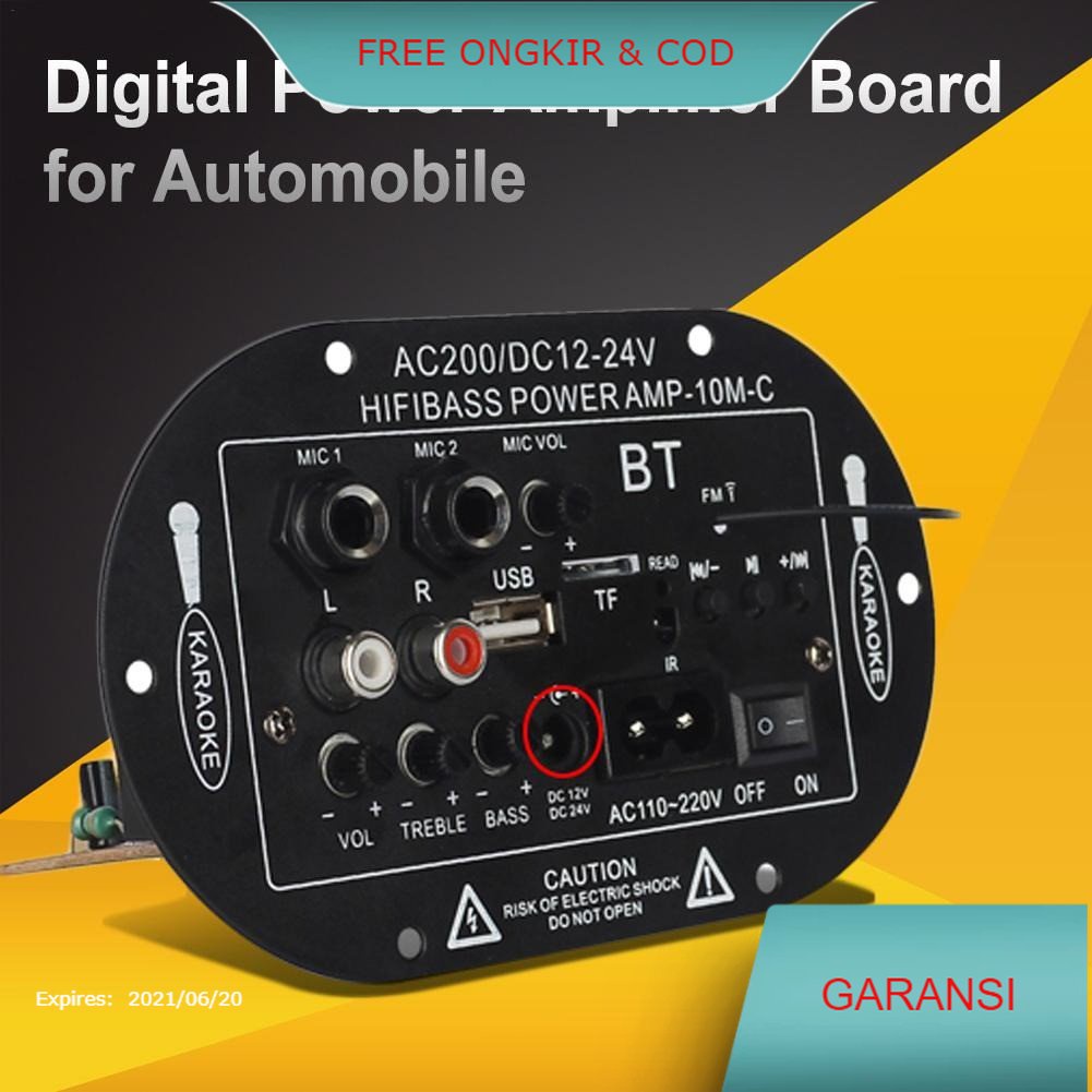 Amplifier Board Audio Bluetooth Subwoofer DIY 35W - SF-2MIC