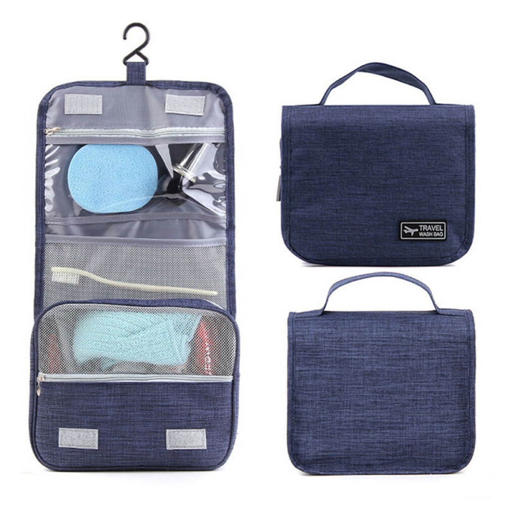 INDOMINI TAS KOSMETIK KOREA TRAVEL HANGING / GANTUNG TOILETRY / KOSMETIK POUCH BAG W183