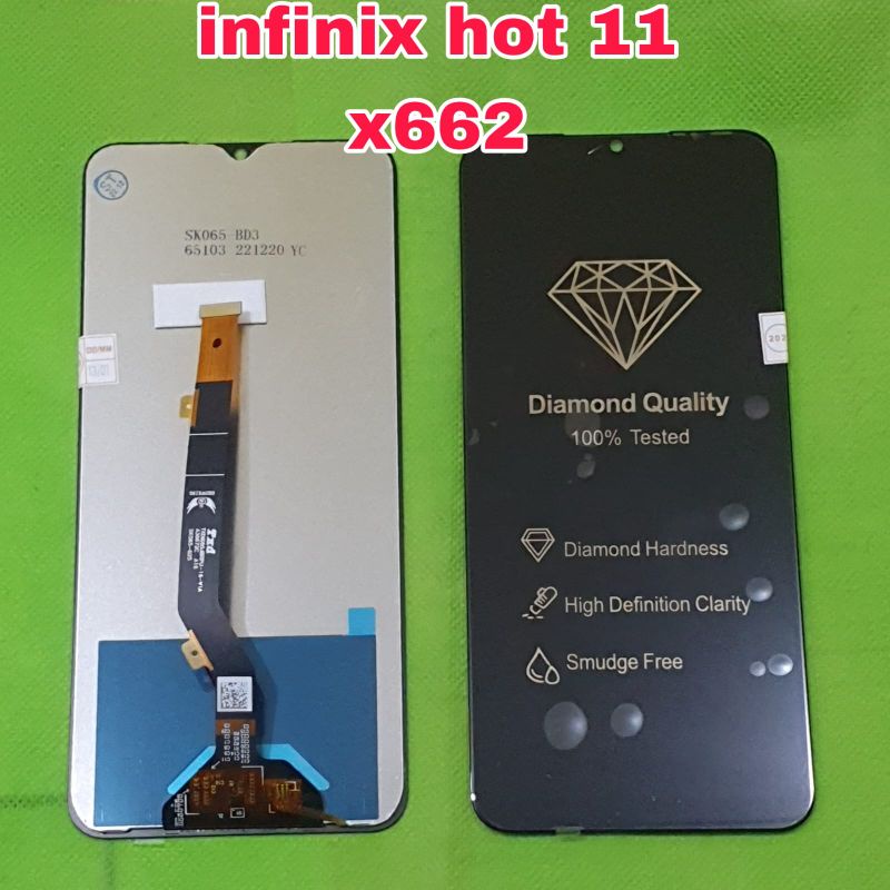 lcd ts touchscreen infinix hot 11 / x662 incell