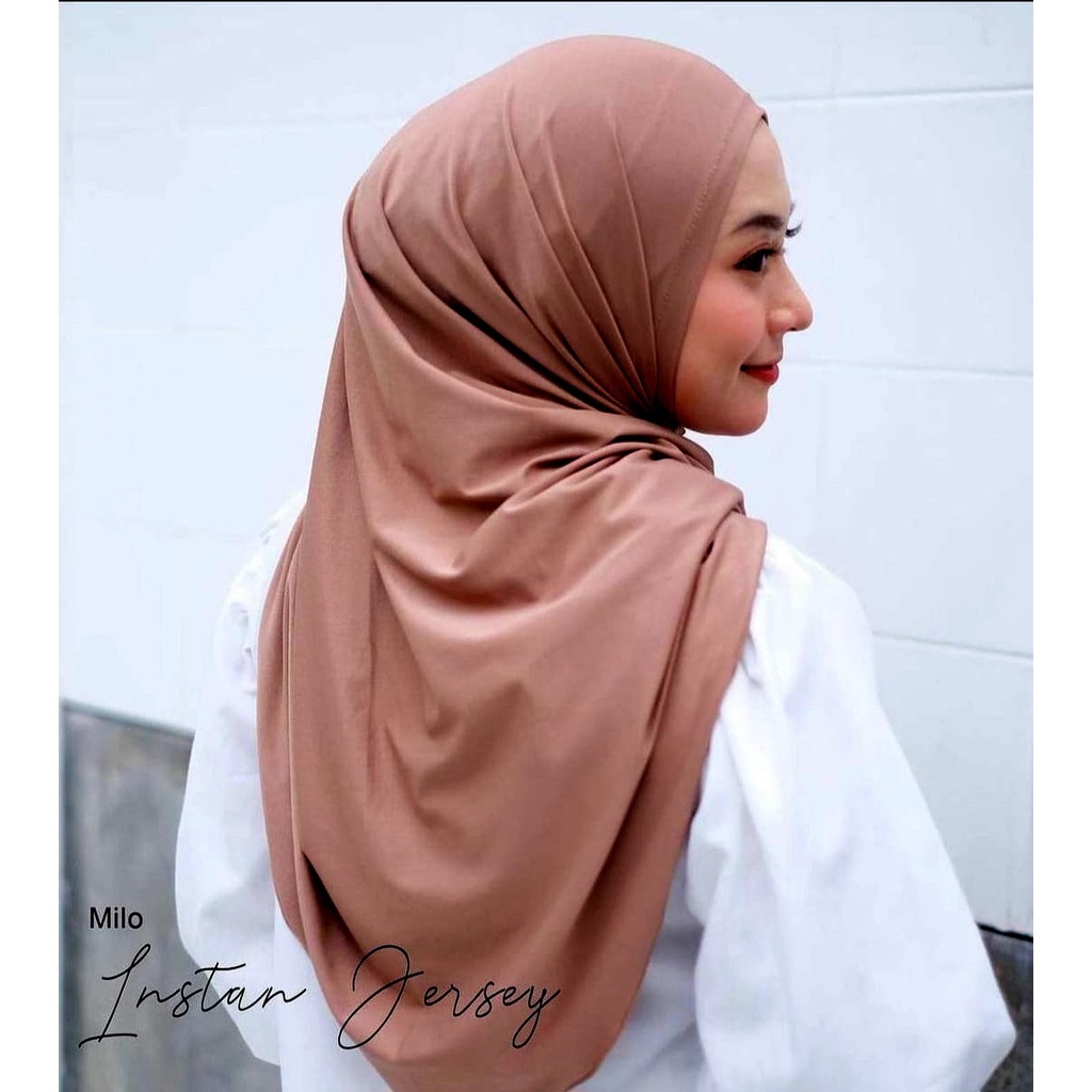Hijab Segitiga Instan Oval Jersey Super Premium