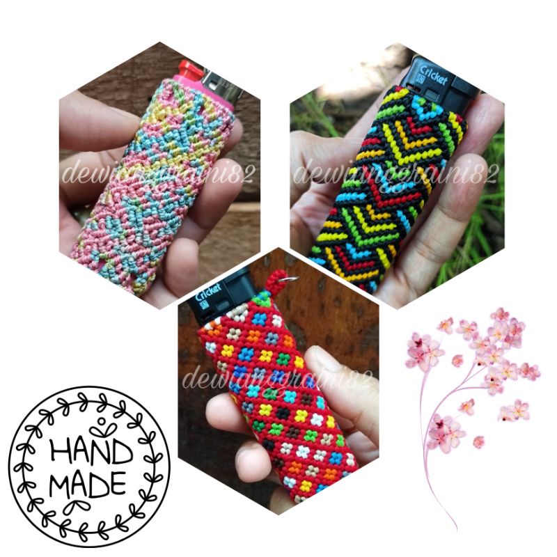 Sarung Korek Api Cricket Bic Macrame Handmade Pre-order