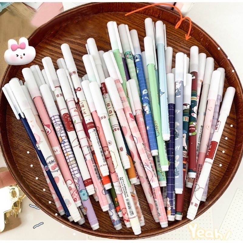 VIRAL!!! 1 SET 12 PCS PULPEN BISA DIHAPUS KARAKTER LUCU / PULPEN HAPUS MOTIF LUCU / ERASABLE PEN KAWAII LG Promo Mitra