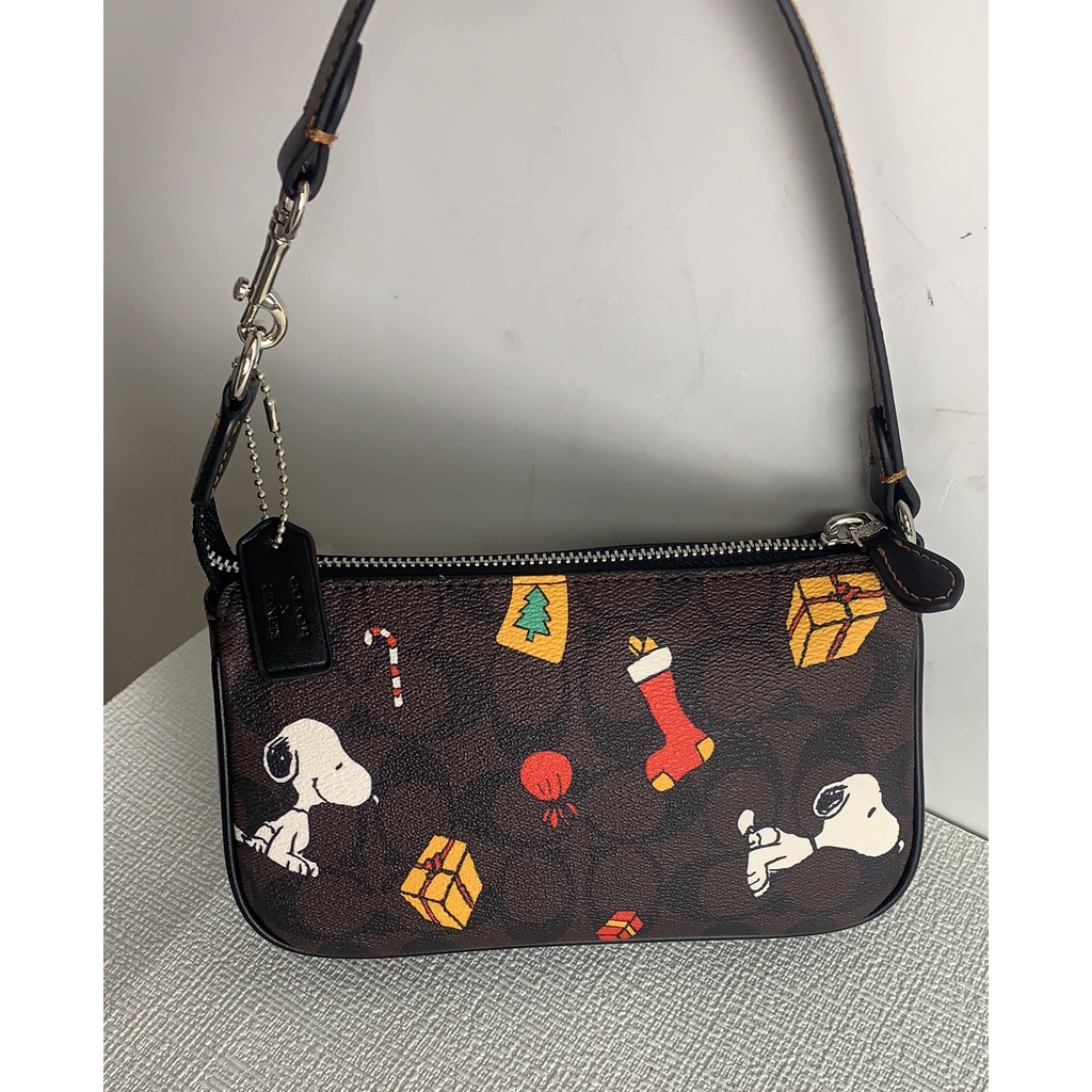 COACH CC914  ce707  Teri Happy Puppy Underarm Bag Mahjong Bag Crossbody Bag 707  914  yxb