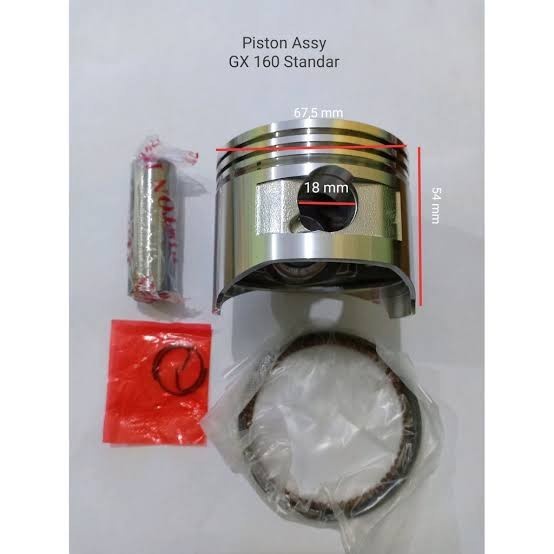 Piston Assy / Seher / Piston Mesin Egine GX160 GX 160 Set Plus Ring STD