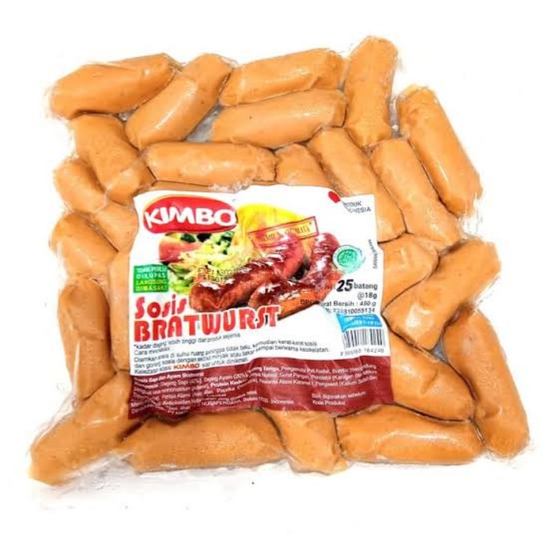 

Sosis Cocktail Kimbo isi 25 (450g)