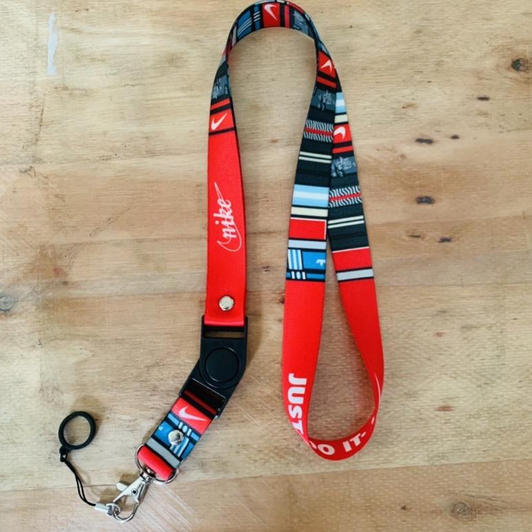 

[Produk 4141] Lanyard Printing Gantungan ID Card Nike Sneaker Best ）┘