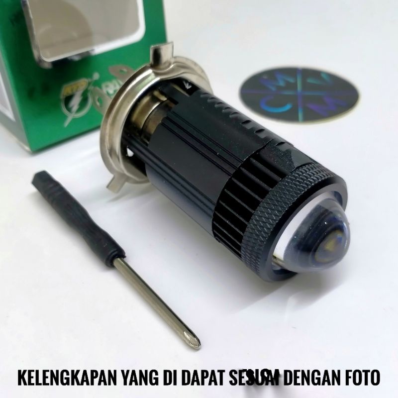 [BEST QUALITY] LAMPU LED RTD M01F 30watt H4 MOTOR Mobil LASER PROJIE CUT OFF 2in1 putih / putih kuning bohlam dop depan led proyektor h4 hi lo white warm white vixion byson cb150r cbr crf 150 verza megapro klx