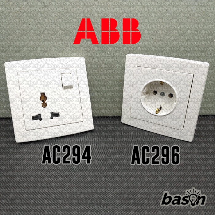 ABB AC294 CONCEPT Universal Socket Outlet 13A - Stop Kontak 3 Pin