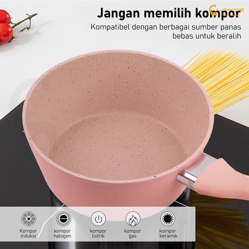 Multifungsi panci bayi susu sauce pan fry frypan mini anti lengket