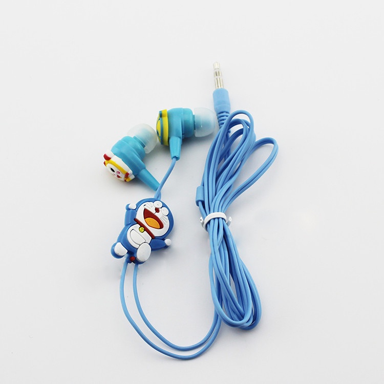 Headset Karakter Doraemon Earphone Kabel