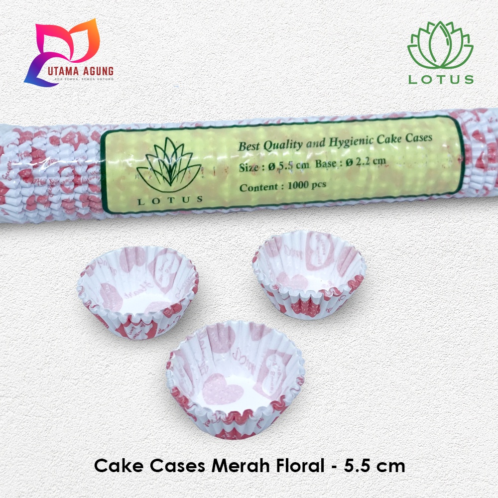 

Paper Cup Case Lotus / Kertas Kue Floral Size 5.5cm isi 1000pcs