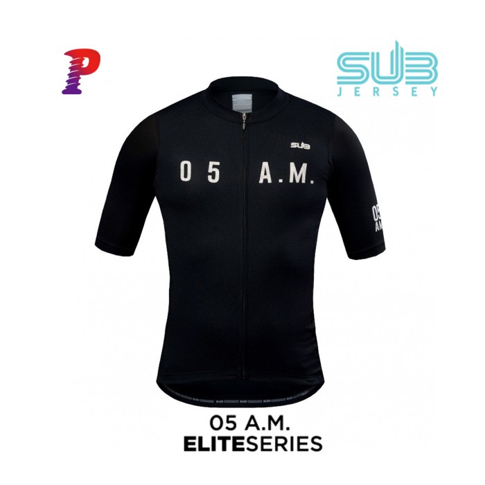 SUB JERSEY 05 AM BLACK SHORT SLEEVES ORIGINAL JERSEY SEPEDA CYCLING