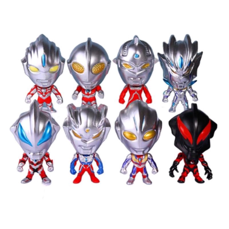 Mainan Figure Egg Ultraman Zero Belial Ultramen Surprise Miniatur topper Pajangan Murah