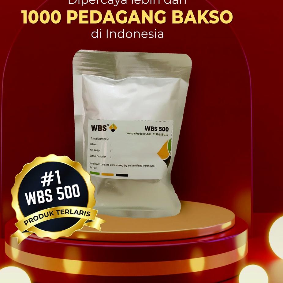 

12.12 SALE Enzim WBS 500 - Perenyah - untuk kress bakso / sosis / nugget (repack) !!!
